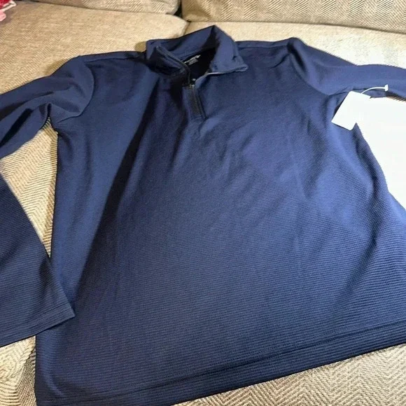 NWT OLD NAVY KIDS YOUTH CHILDRENS SIZE 10-12 COLOR NAVY PULLOVER LONG SLV SHIRT - Picture 2 of 4